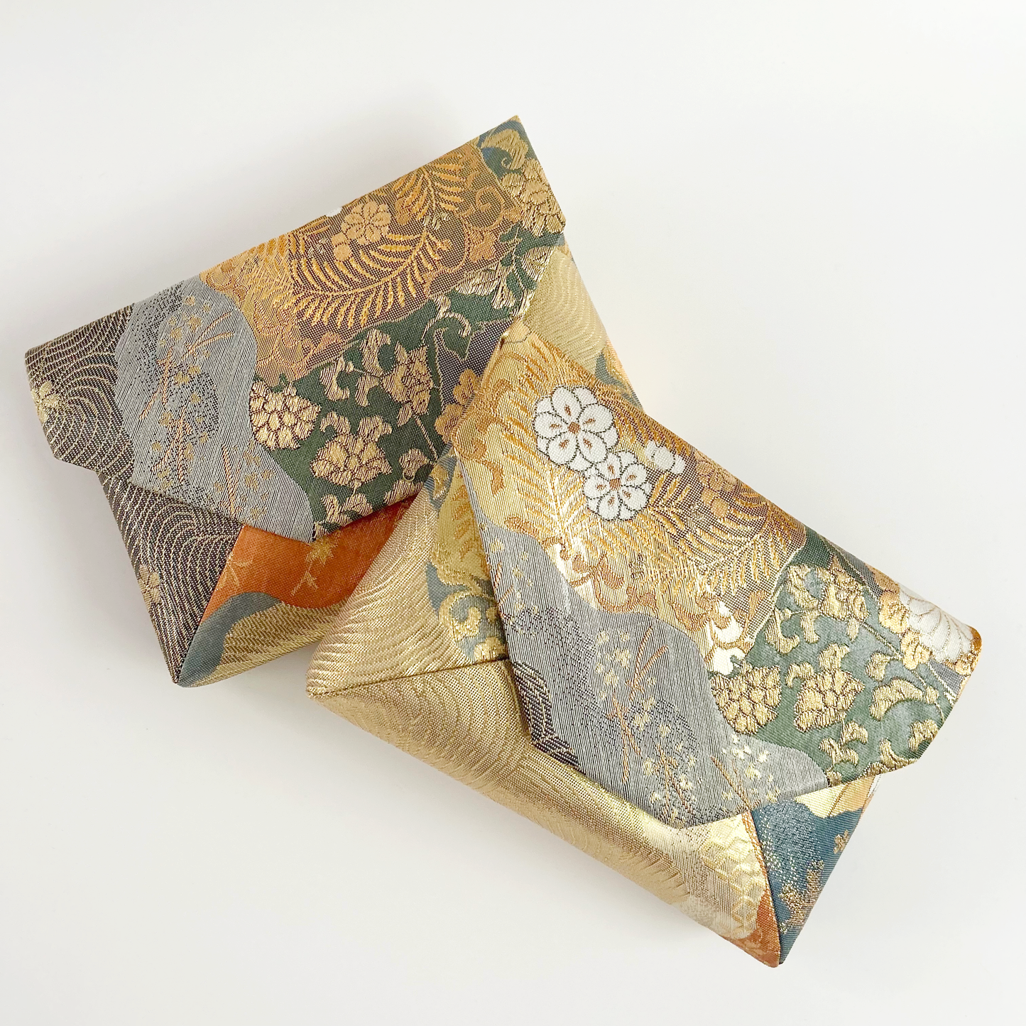 Japanese Clutch, Vintage Kimono Obi Envelope Bag, Formal Wedding Handbag