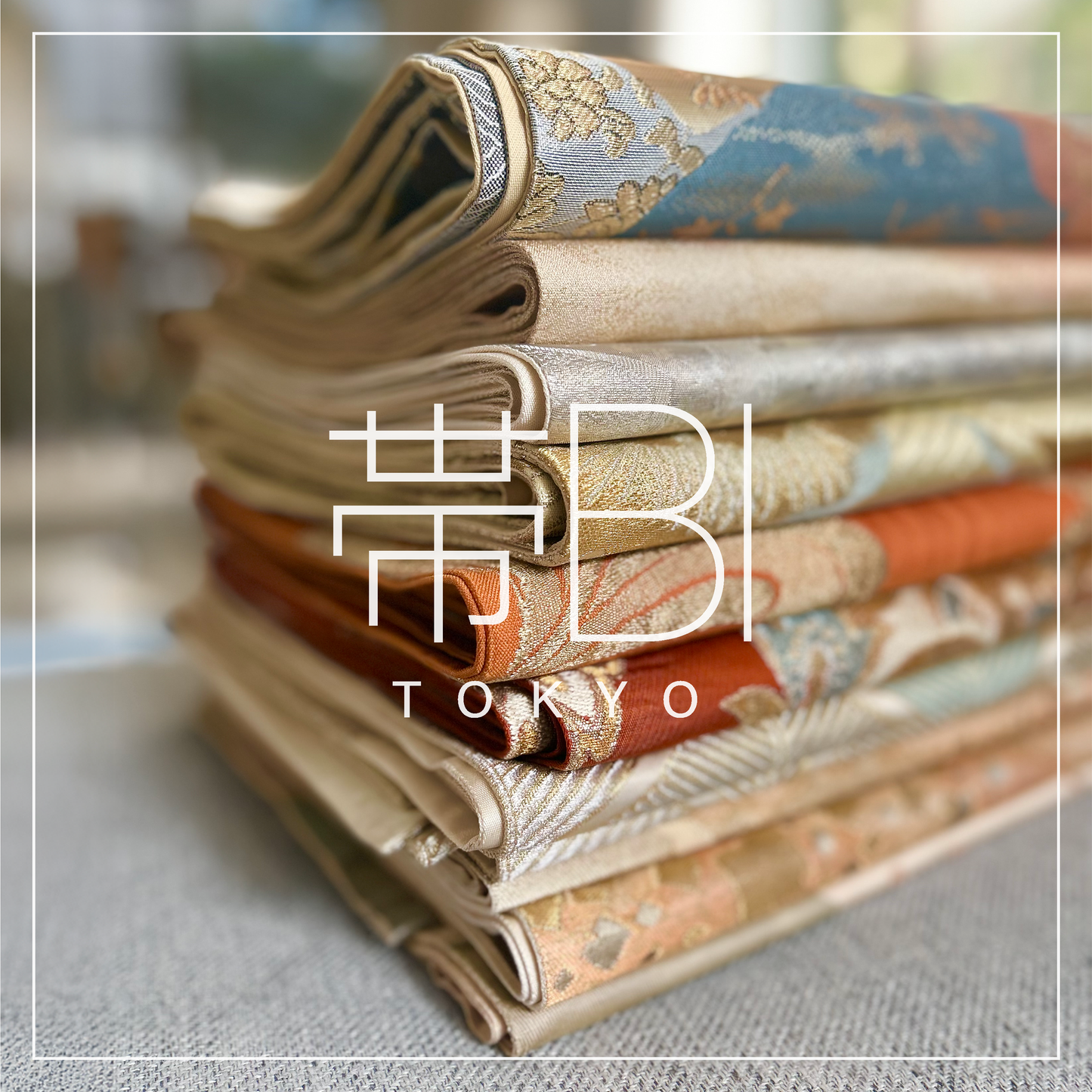 Japanese Obi Clutch Bag with Wooden Frame