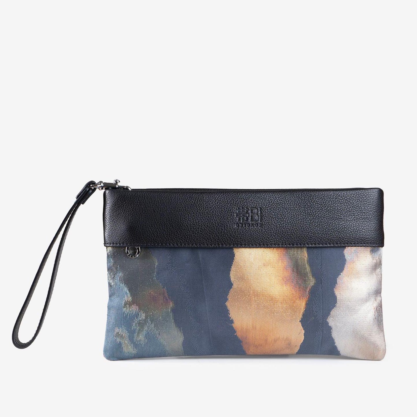 Vintage Obi & Leather Clutch Bag – One-of-a-Kind Handmade Evening Purse
