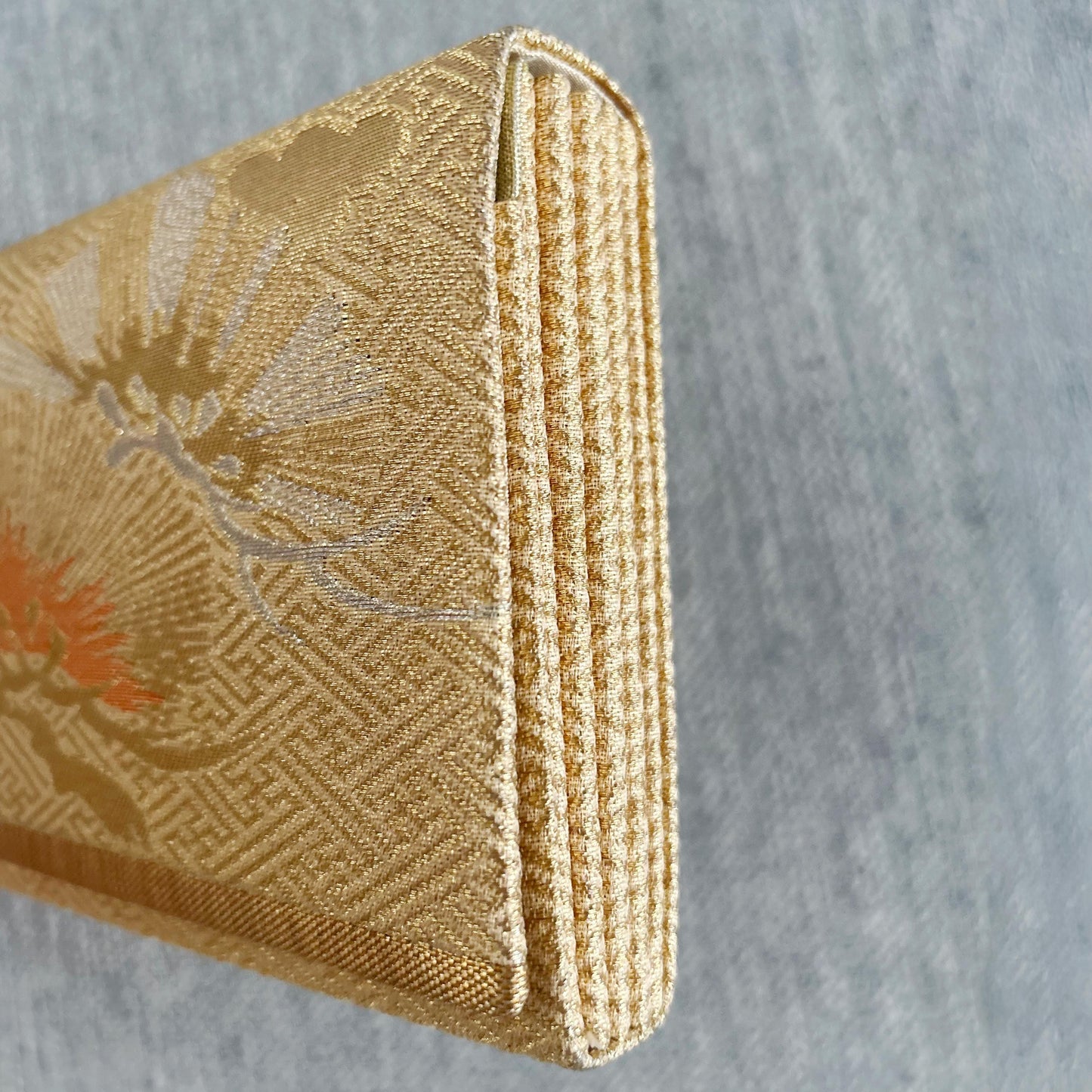 Gold and Dust Orange Brocade Beloved Japanese Clutch