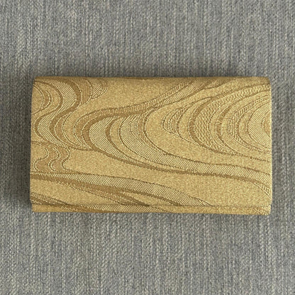Genuine Vintage Japanese Clutch Bag with Elegant Wave Pattern